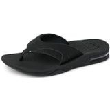 Reef Fanning Teenslippers voor heren, zwart. Alle zwart., 35 EU
