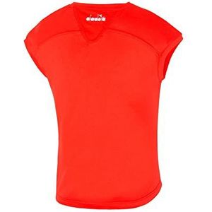 Diadora meisjes, team T-shirt rood, wit, S bovenkleding, S