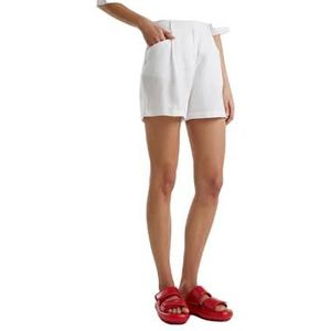 United Colors of Benetton shorts voor dames, optisch wit 101, 42 NL