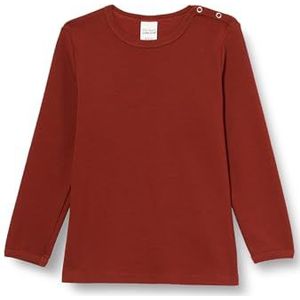 Fred's World by Green Cotton Unisex Alfa Rib L/S T Baby Blouse, rusty, 80 cm