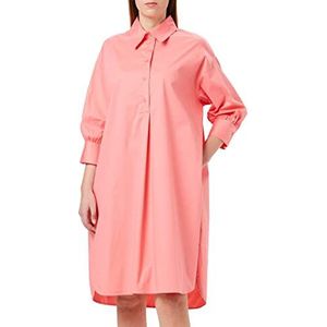Seidensticker Dames regular fit blousejurk driekwart mouw jurk, roze, 40, roze, 40