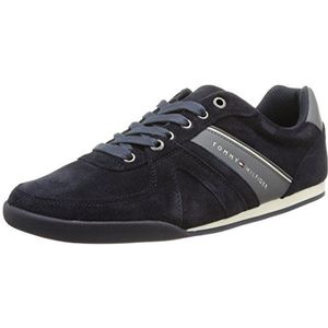 Tommy Hilfiger Riley 2b Low-Top Sneakers voor heren, Blauw 260 Twilight, 43 EU