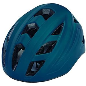 Prophete Unisex – fietshelm voor volwassenen met geïntegreerde LED, EKO Glue On, maat: 52-59 cm, kleur: donkergrijs, 52-59 cm