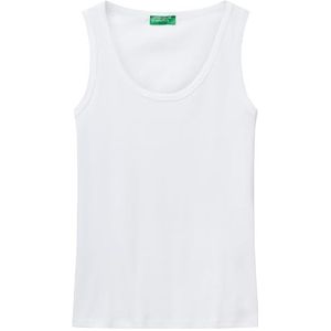United Colors of Benetton Tanktop voor dames, Wit, XXS