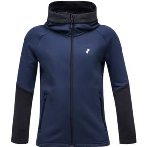 Peak Performance Jr Rider Zip Hood, Blue Shadow/Black/, 160 cm