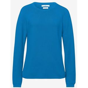BRAX Dames Style Lesley Organic Cotton Pullover, hemelsblauw, 44