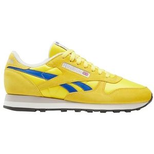 Reebok Classic Leather uniseks-volwassene Sneaker,Golden Haze Optimum Blue Chalk,34 EU