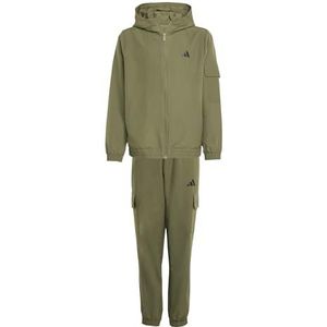 adidas Performance Trainingspak - Olive Strata/Wit - adidas Performance - 8 jaar (128) - Trainingspak