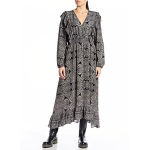 Replay damesjurk, 010 zwart/zand, S