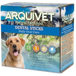Arquivet Dental Snacks voor honden, bruin, 28 stuks (1 stuk)