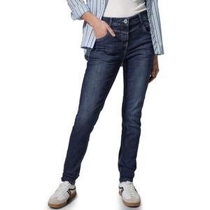 Cecil Damesjeans in slim fit, Dark Blue Wash., 31W / 28L