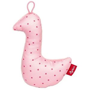 SIGIKID Greifling Gans, RedStars babyspeelgoed met rammelaar: grijpen, ontdekken, spelen, voor baby's vanaf de geboorte, art.nr. 42898, roze 12 cm