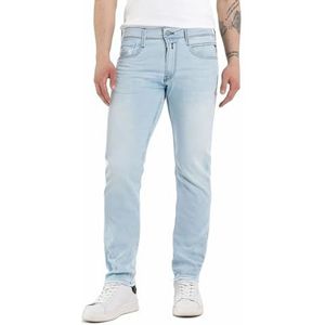 Replay Anbass Powerstretch denim jeans voor heren, 011, superlight blue., 27W x 32L