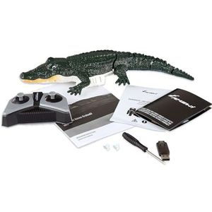 Amewi Croco de kleine krokodil 370mm 4-kanaals RC afstandsbediening RTR, groen
