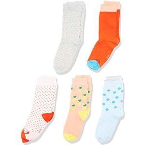 MyWay Kids Socks Basic 10 Design Mix Rose Sokken, meerkleurig 357), 31-34 (maat fabrikant: 31/34), 10 stuks, meerkleurig (Mix 357), 31-34