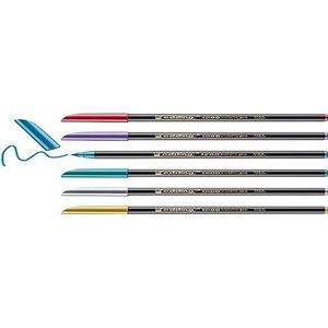 Edding FINELINER 1200/6 1-3MM METALLISCH MESSING