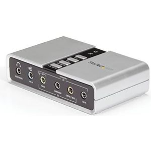 StarTech.com USB 2.0 Soundbox 7.1 adapter - externe USB-geluidskaart met SPDIF Didital Audio - externe geluidskaart met 8x 3,5 mm aansluiting (ICUSBAUDIO7D)
