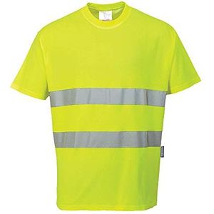 Portwest S172 Katoen Comfort T-Shirt, Normaal, Geel, Grootte M