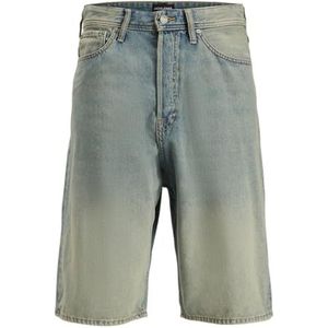 Jack & Jones - Jjiron Jjoriginal Mf 325 - Shorts - Denim Blauw - 5 Zakken - Baggy Fit
