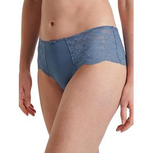 CALIDA Modal Sense Panty, Low Cut Dames, blauw katoen, 44-46