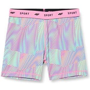 4F JUNIOR Fnk Shorts voor meisjes, Multicolor Allover, 158/164 cm