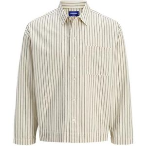 Jack & Jones Jorliam Boxy Overhemd Ls, cloud dancer, XL