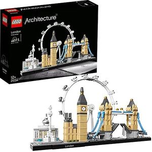 LEGO 21034 Architecture Londen Skyline Collectie Set met London Eye, Big Ben en Tower Bridge Modellen, Decoratie voor Huis of Kantoor, Cadeau-Idee