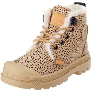 Palladium Pampa Hi Zip Wool, trendy laarzen, Dear Brown Safari, 30 EU, Dear Brown Safari, 30 EU