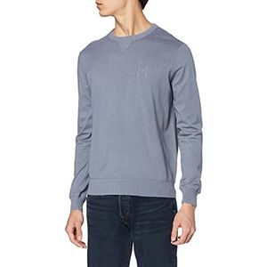Hackett London Herentrui Jersey Knit Crew, blauw (denim 000), XL