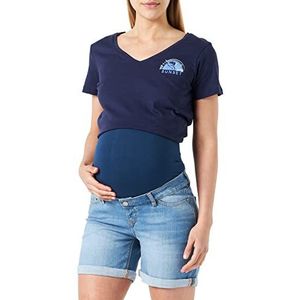 Noppies Dames Shorts Jeans Shorts Buckley Over The Belly, Aged Blue - P144, 33
