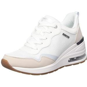 Skechers Million Air-ESS Sneakers voor dames, wit, 39.5 EU