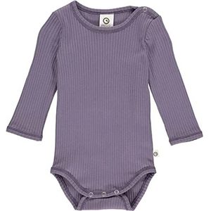 Müsli by Green Cotton Babymeisjes Cozy Rib L/S Body and Toddler Training Underwear, lila mist, 62 cm