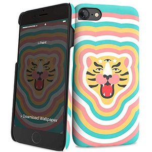 i-Paint Tiger Stars beschermend hard telefoonhoesje voor iPhone X