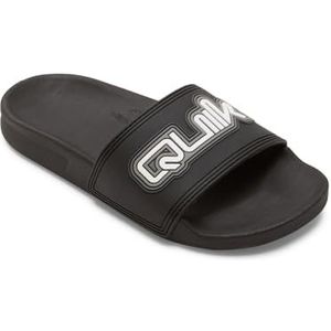 Quiksilver Rivi Wordmark Slide II Youth Sandalen voor heren, Black 1, 32 EU