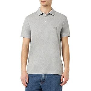 Tommy Hilfiger Heren Onder kraag Reg Polo S/S, lichtgrijs Hei, S