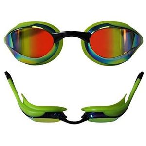 ZONE3 Volare Streamline racezwembril (gespiegelde glazen, groen/zwart)