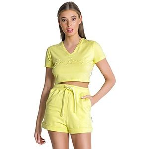 Gianni Kavanagh Yellow Winners Planet T-shirt voor dames, Red, XS