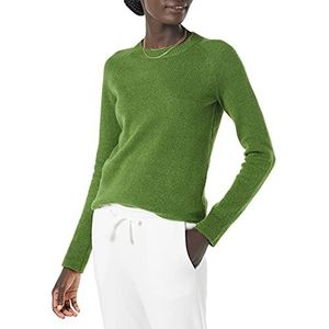Amazon Essentials Dames Classic-Fit Soft Touch Lange Mouw Crewneck Trui, Groen, XS