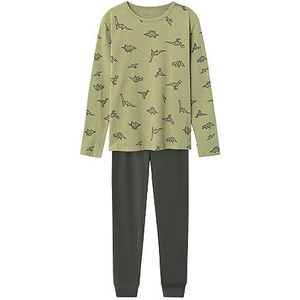 Bestseller A/S Jongens NKMNIGHTSET SAGE Dino NOOS pyjama 158/164, Sage, 158/164 cm