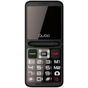 Qubo - X-10bl Mobiele Telefoon - Zwart - Dual Sim - FM-radio - Multimedia