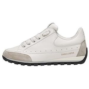 Candice Cooper Runlo Track-sneakers van leer en suède, IJswit., 40 EU