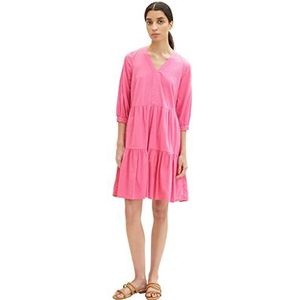 TOM TAILOR Dames 1036653 jurk, 31647-Nouveau Pink, 34, 31647 - Nouveau Pink, 34