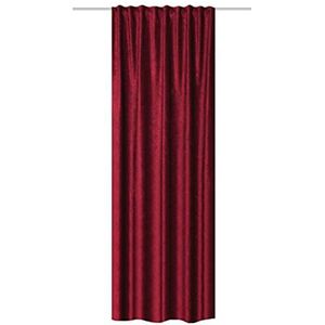 85987, gordijn thermo, combibandsjaal van thermo-chenille, 245 x 135 cm (hoogte x breedte), kleur: (bordeaux)