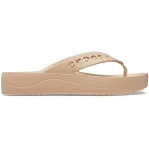 Crocs Dames Baya Platform Flip Flop, Chai, 5 UK, Chai, 37/38 EU