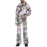 Stretchbroeken - Flare - Lange Broek - Elastische Tailleband - Arty Print