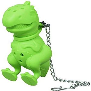 Schattig dier Tea-Rex thee-ei van siliconen (BPA-vrij) voor losse thee thee thee infuser