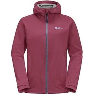 Jack Wolfskin Dames Hoogste Kant Jas, Sangria Red, XS, Sangria Red, XS