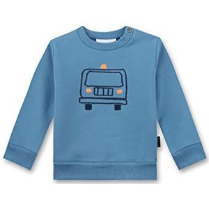 Sanetta Baby-jongens 115664 Sweatshirt, Cloud Blue, 80, Cloud Blue., 80 cm
