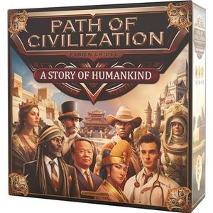 Asmodee Captain Games Path of Civilization - Bordspellen - Bordspellen - Ontwikkelingsspellen - Vanaf 14 jaar - 1 tot 5 spelers - Franse versie