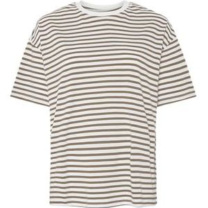 PIECES Pcsadie 2/4 Tee JRS, silver mink, XS